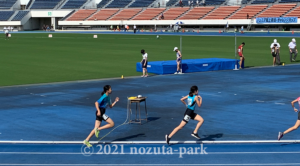 第24回ジュニア陸上競技 チャレンジカップ東京に出場 町田市立野津田公園